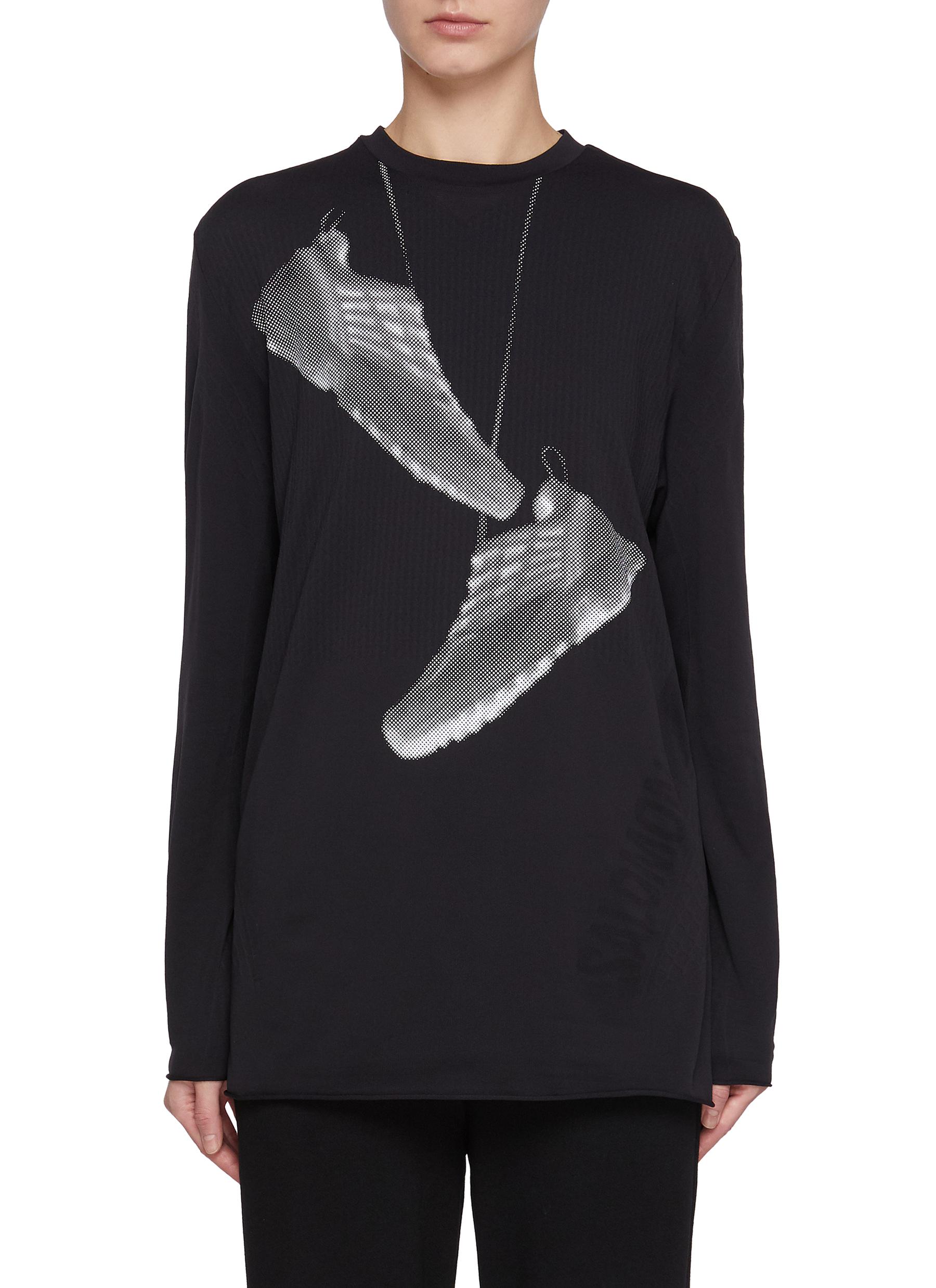 MM6 x Salomon スニーカープリントTシャツ 26432684_58572031_600.jpg