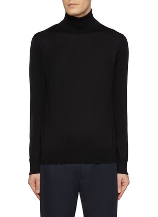 Main View - Click To Enlarge - ZEGNA - Turtleneck Cashmere Silk Sweater