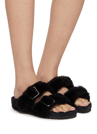 Figure View - Click To Enlarge - BIRKENSTOCK 1774 - Arizona Shearling Sandals