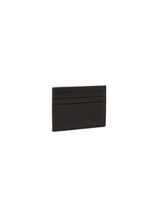 Figure View - Click To Enlarge - THOM BROWNE - Leather Single Card Holder