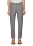 Main View - Click To Enlarge - INCOTEX - Long Tapered Cotton Wool Pants