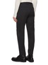 Back View - Click To Enlarge - INCOTEX - Long Tapered Cotton Wool Pants