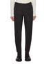 Main View - Click To Enlarge - INCOTEX - Long Tapered Cotton Wool Pants