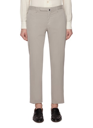 Main View - Click To Enlarge - INCOTEX - Cropped Cotton Blend Pants