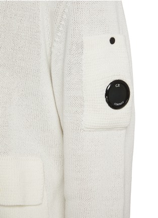  - C.P. COMPANY - Button Front Lens Patch Pocket Cotton Cardigan