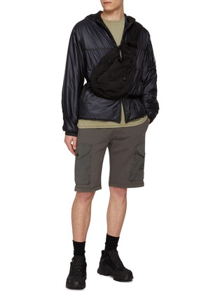 Figure View - Click To Enlarge - C.P. COMPANY - Nada Shell Primaloft Hooded Patch Pocket Jacket