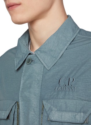 Detail View - Click To Enlarge - C.P. COMPANY - Goggle Hood Flap Pocket Shirt Jacket