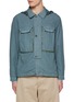 Main View - Click To Enlarge - C.P. COMPANY - Goggle Hood Flap Pocket Shirt Jacket