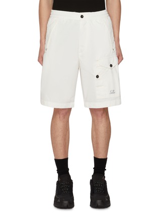 Main View - Click To Enlarge - C.P. COMPANY - Microreps Cotton Cargo Shorts