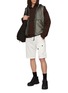 Figure View - Click To Enlarge - C.P. COMPANY - Microreps Cotton Cargo Shorts