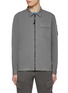 Main View - Click To Enlarge - C.P. COMPANY - Zip Up Lens Patch Cotton Shirt Jacket