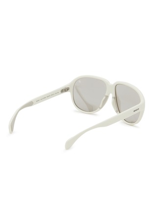 Figure View - Click To Enlarge - MONCLER EYEWEAR - Acetate Round Sunglasses