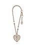 Main View - Click To Enlarge - LANVIN - '125 Charms' crystal heart pendant necklace
