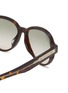 Detail View - Click To Enlarge - MONCLER EYEWEAR - Acetate Round Sunglasses