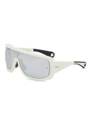 Main View - Click To Enlarge - MONCLER EYEWEAR - Acetate Rectangle Sunglasses