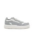 Main View - Click To Enlarge - ALEXANDERWANG - Puff Logo Leather Sneakers