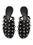 Detail View - Click To Enlarge - ALEXANDERWANG - Rexa Cage Stud Leather Slides