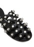 Detail View - Click To Enlarge - ALEXANDERWANG - Rexa Cage Stud Leather Slides