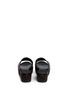 Back View - Click To Enlarge - STUART WEITZMAN - 'Flatout' nappa leather cork flatform sandals