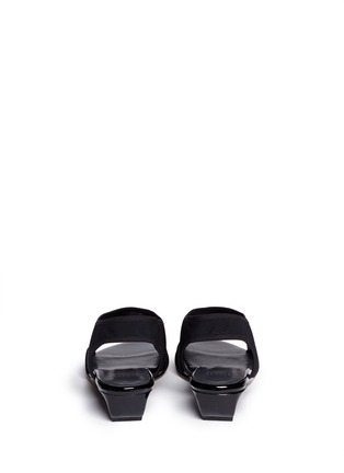 Back View - Click To Enlarge - STUART WEITZMAN - 'Giver' stretch gauze sandals