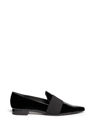 Main View - Click To Enlarge - STUART WEITZMAN - 'The Band' leather slip-ons