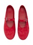 Detail View - Click To Enlarge - PEDDER RED - Beatrice Suede Mary Jane Flats