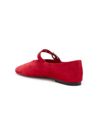  - PEDDER RED - Beatrice Suede Mary Jane Flats