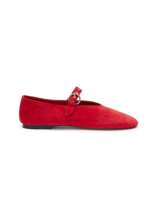 PEDDER RED | Beatrice Suede Mary Jane Flats