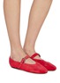 Figure View - Click To Enlarge - PEDDER RED - Beatrice Suede Mary Jane Flats