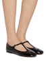 Figure View - Click To Enlarge - PEDDER RED - Cooper Leather Mary Jane Flats