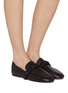 Figure View - Click To Enlarge - PEDDER RED - Bennett Leather Loafers