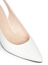 Detail View - Click To Enlarge - STUART WEITZMAN - Wooden heel patent leather slingback pumps