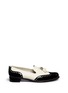 Main View - Click To Enlarge - STUART WEITZMAN - 'Guy Thing' tassel brogue leather slip-ons