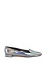Main View - Click To Enlarge - STUART WEITZMAN - 'Rialto' holographic leather slip-ons