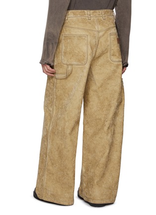 Back View - Click To Enlarge - ALEXANDERWANG - Weathered Flock Wash Carpenter Pants