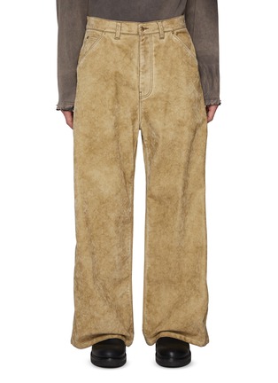 Main View - Click To Enlarge - ALEXANDERWANG - Weathered Flock Wash Carpenter Pants