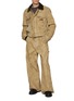 Figure View - Click To Enlarge - ALEXANDERWANG - Weathered Flock Wash Carpenter Pants