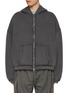 Main View - Click To Enlarge - ALEXANDERWANG - Embossed Logo Cotton Hoodie