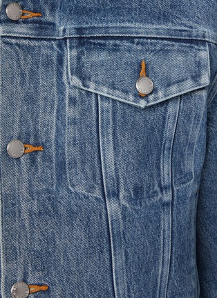  - ALEXANDERWANG - Bonded Seams Cropped Trucker Denim Jacket