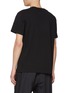 Back View - Click To Enlarge - ALEXANDERWANG - Distressed Logo Appliqué Cotton T-Shirt