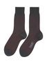 Main View - Click To Enlarge - FALKE - Fine Shadow Stripe Crew Socks