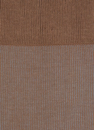 Detail View - Click To Enlarge - FALKE - Fine Shadow Stripe Crew Socks