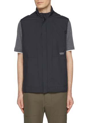 Main View - Click To Enlarge - PAUL & SHARK - Stand Collar Zip Up Outdoor Vest