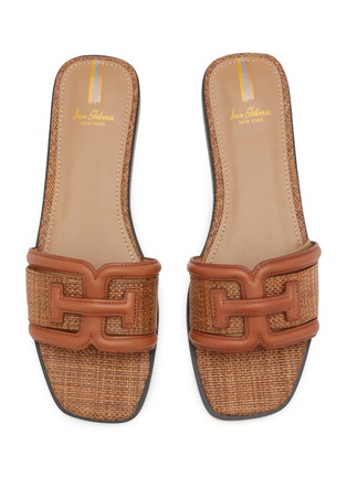 Detail View - Click To Enlarge - SAM EDELMAN - Irina Leather Slide Sandals