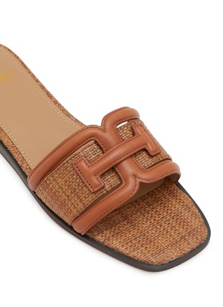 Detail View - Click To Enlarge - SAM EDELMAN - Irina Leather Slide Sandals