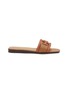 Main View - Click To Enlarge - SAM EDELMAN - Irina Leather Slide Sandals