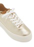 Detail View - Click To Enlarge - SAM EDELMAN - Pippy Platformed Leather Lace-Up Sneakers