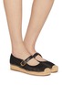 Figure View - Click To Enlarge - SAM EDELMAN - Mackie Mesh Mary Jane Espadrilles