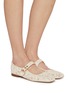 Figure View - Click To Enlarge - SAM EDELMAN - Michaela Lace Mary Jane Flats