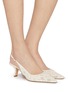 Figure View - Click To Enlarge - SAM EDELMAN - Bianka 60 mesh Slingback Pumps